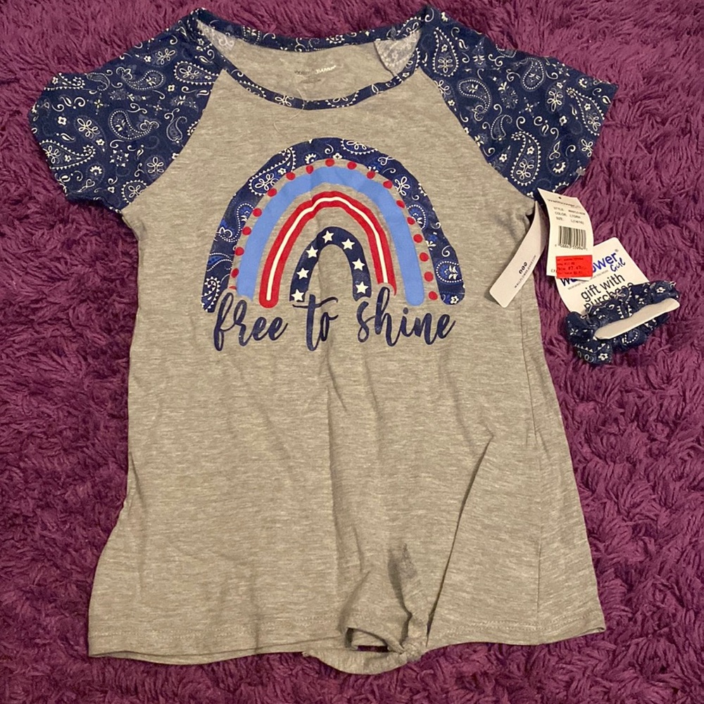 Girls free to shine shirt